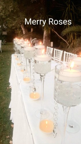 Καλοκαιρινός Γάμος με Κηροπήγεια