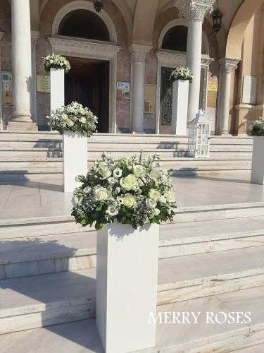 Λουλούδια Γάμου Πάτρα -Γάμος με λευκά λουλούδια