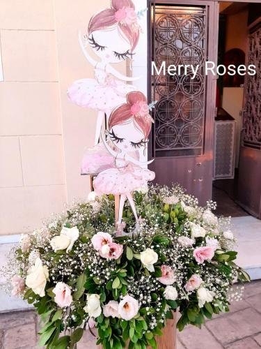 Διακόσμηση -Ανθοστολισμός Βάπτισης(Κορίτσι)