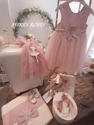 Σετ βάπτισης μπαλαρίνα με βαλίτσα τρόλεϊ