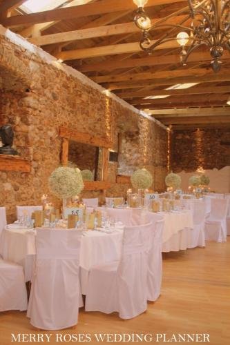 Δεξίωση Γάμου -Ανθοστολισμός Γάμου Τραπεζιών ΚαλεσμένωνΓάμος με Γυψοφίλλη